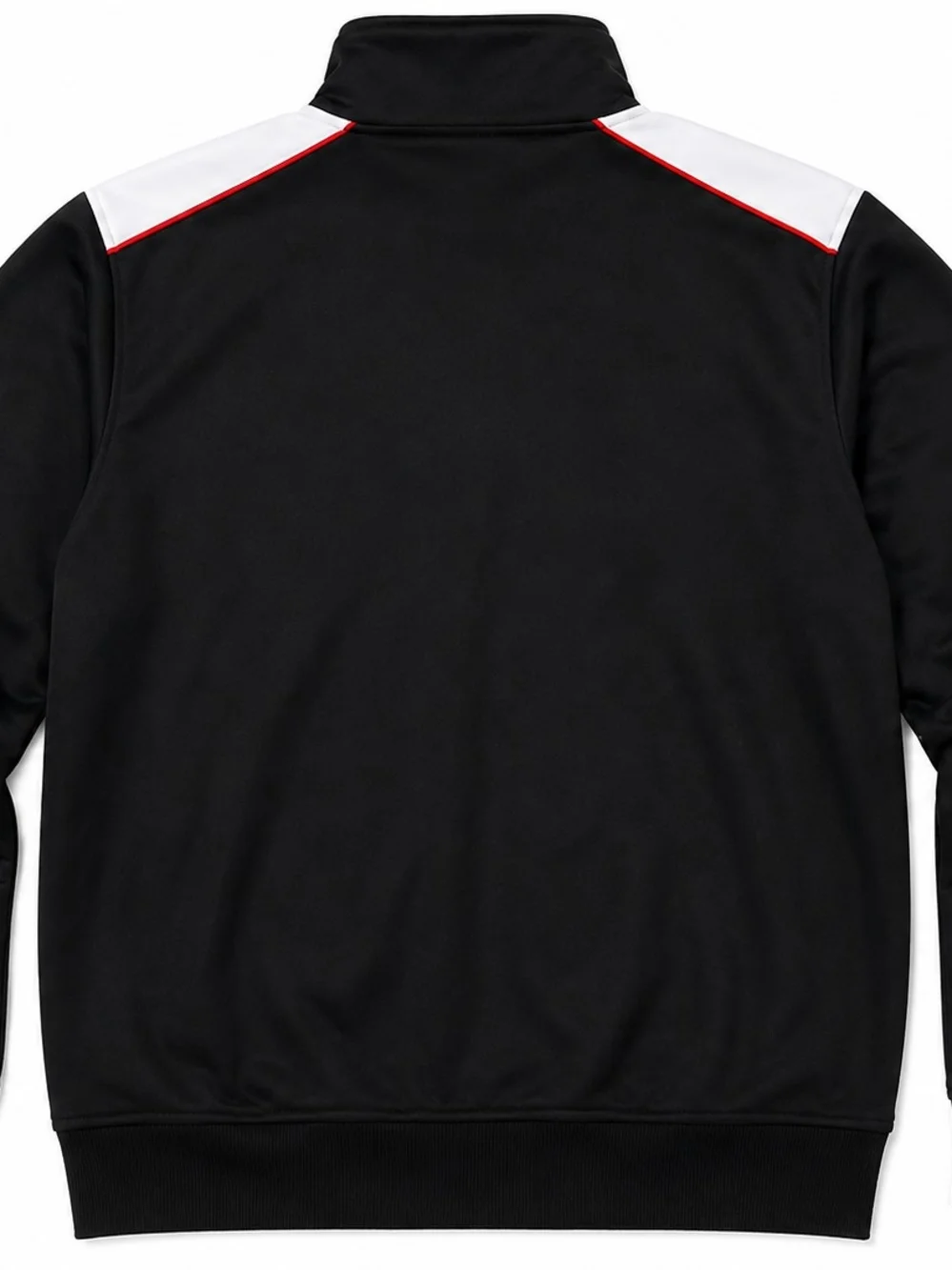 Aeropostale Black, White & Red Racing Track Jacket